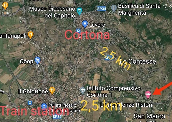 Semesterbostad La Piccola Posta Di Cortona